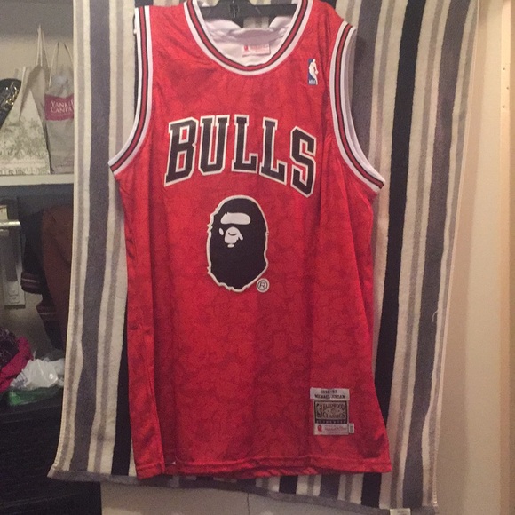 Mitchell & Ness Other - Bape Jordan jersey